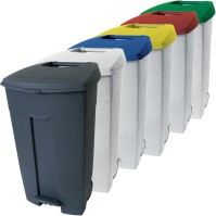 Selective sorting trash bin