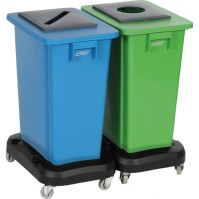 Blue cover frame adaptable for 60L 80L bin