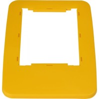 Yellow cover frame for 60L and 80L bins