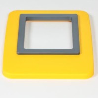 Yellow frame for 60L and 80L bin lid