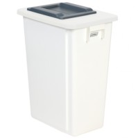 White frame for durable 60L 80L bin lid adaptable