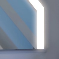 Illuminated LED Attic Mirror