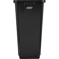 60L black recycling bin practical and robust indoor outdoor