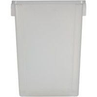 60L translucent bin for practical and ecological recycling