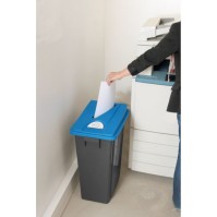 Gray bin 60L urban recycling useful functional modern