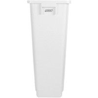 Modern and functional white 80L recycling collection bin.