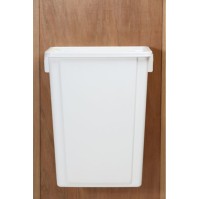 Recycling bin 60L white configurable ecological practical functional