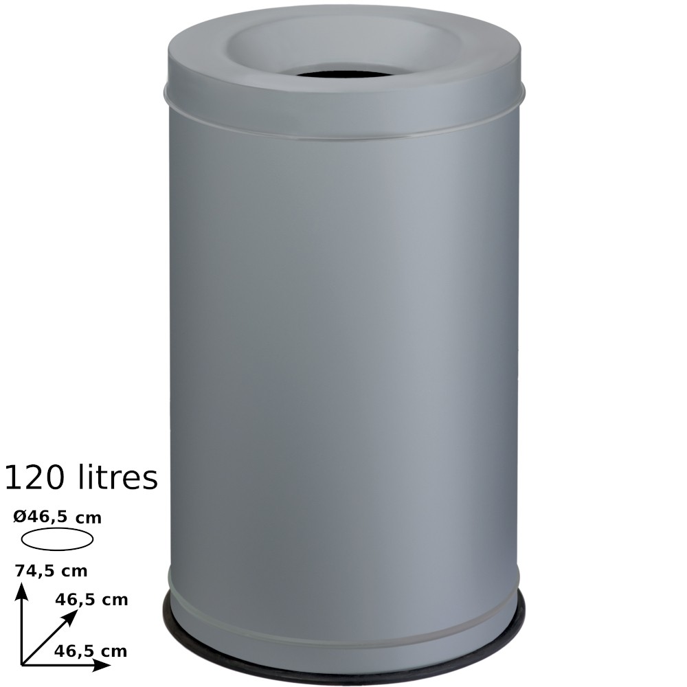 120L gray fire basket for fire safety