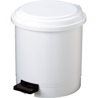 White round pedal bin 3 litres