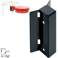 100L red wall mount for trash bags