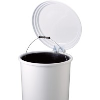 White round pedal bin 3 litres