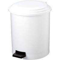 White round pedal bin 20 litres