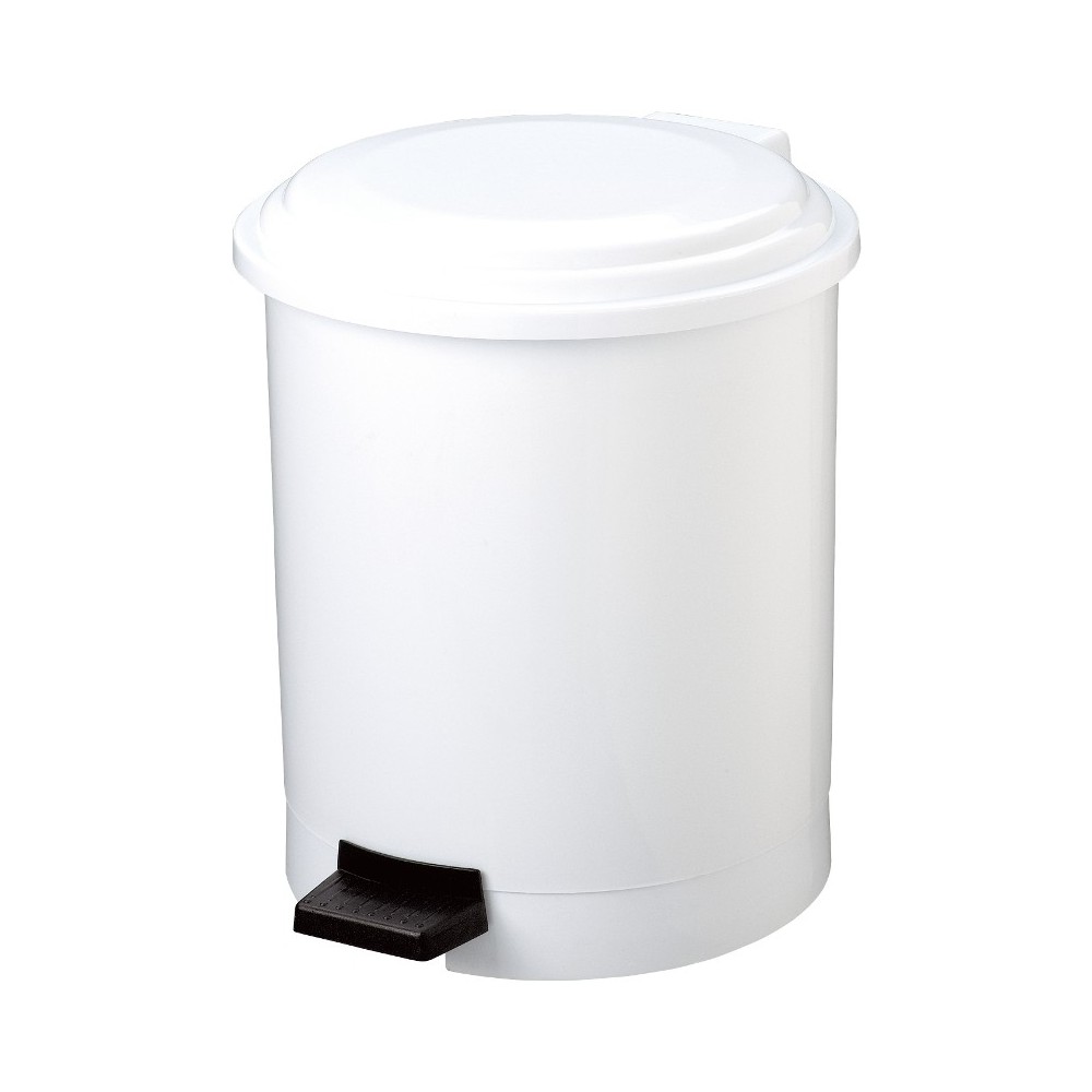 White round pedal bin 20 litres