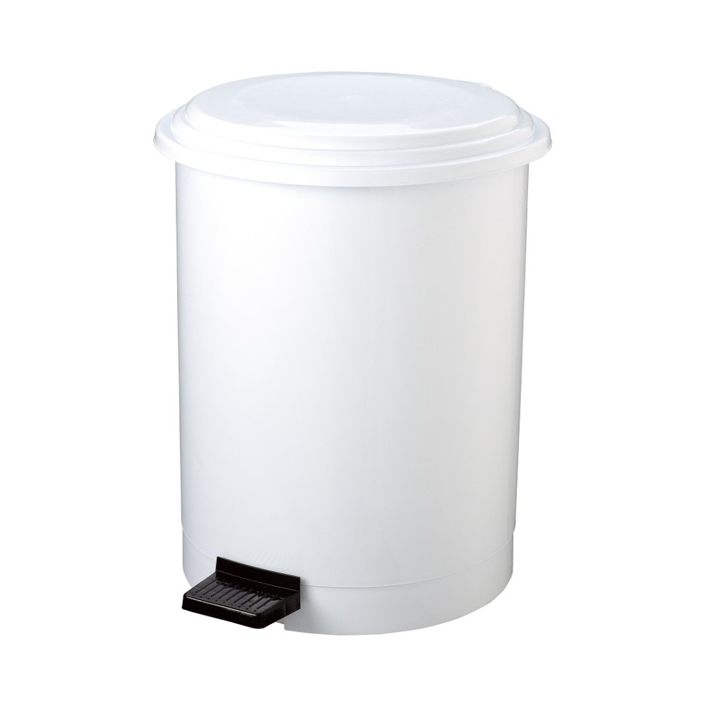 White round pedal bin 40 litres