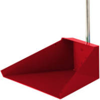 Robust steel red industrial shovel set of 12 pieces