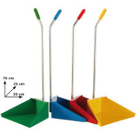 Robust steel industrial shovel for waste set of 12