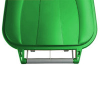 80L gray-green recycled plastic container for mobile storage