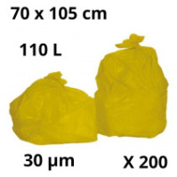 Yellow Trash Bag 110L