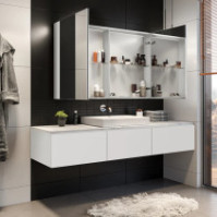 Eleganter und funktionaler Spiegelschrank Badezimmer