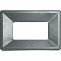 Durable gray metal frame for eco-sorting Adaptable eco-friendly gray frame