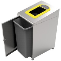 Modular koala bin 60 litres with top opening for waste