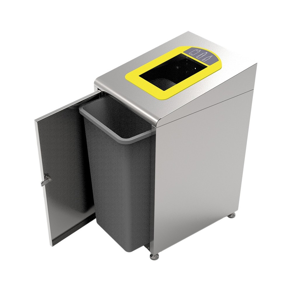 Modular koala bin 60 litres with top opening for waste