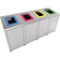 60-litre koala waste bin with front emptying and locking