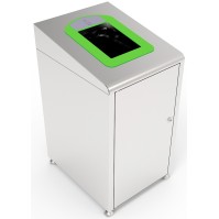 modular 60-litre waste bin grey frame