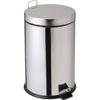 Small stainless steel pedal bin 5 litres