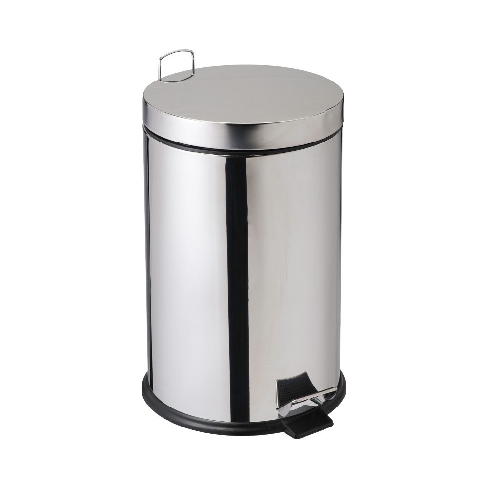 Small stainless steel pedal bin 5 litres