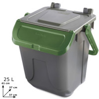 25-litre single bucket cleaning trolley with wringer