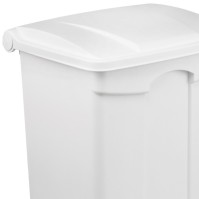 90-litre mobile pedal bin with lid