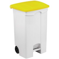 90-litre mobile pedal bin