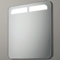 Double LED top mirror