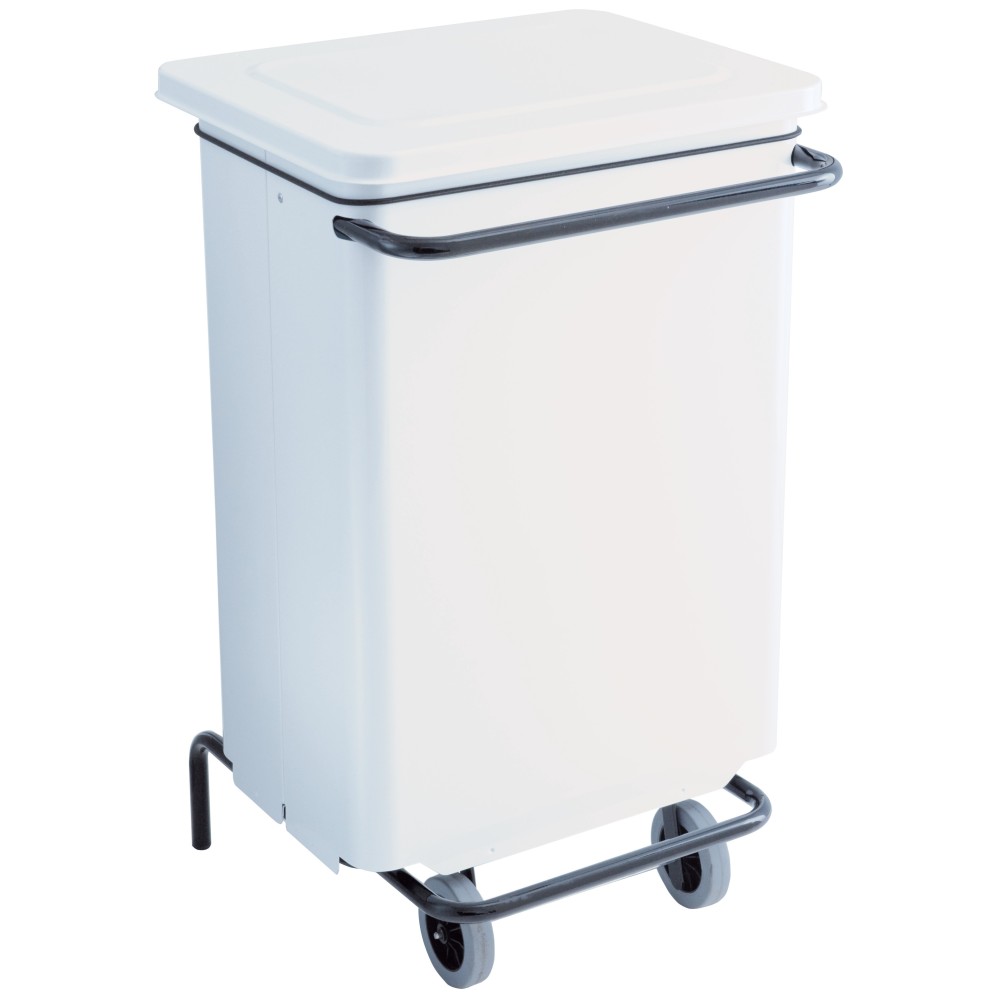 Mobile pedal bin 70 litres