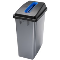 Selective sorting bin with paper opening 60 litres