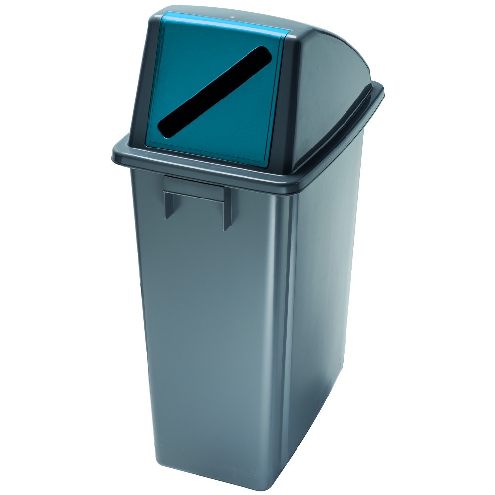 Selective sorting bin with front opening for paper 60 litres