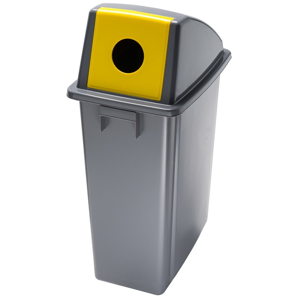 Selective sorting bin with round front opening 60 litres