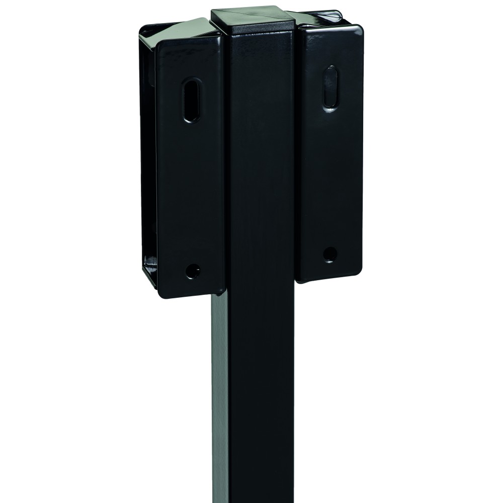 Adapter for 2 bin bag holders on pole