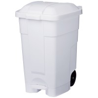 70-litre mobile plastic pedal bin