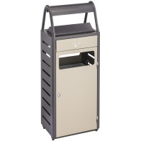 Anti-vandalism ashtray bin 29 litres