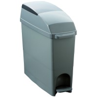 Feminine hygiene waste bin with pedal