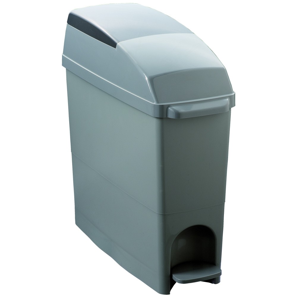 Feminine hygiene waste bin with pedal