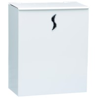 Small white sanitary bin 10 litres