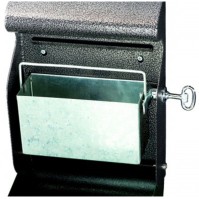 Wall-mounted ashtray with lockable container