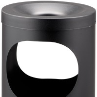 luxury cylindrical ashtray bin