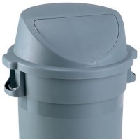 Maxipush 80-litre bin with flap