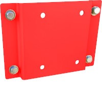 Red wall mounting