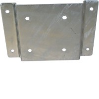 Galvanised wall mounting