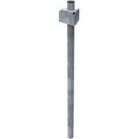 Galvanised tri-flow post